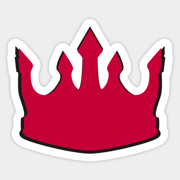 Crown Of Sinner Sticker by Arkosh